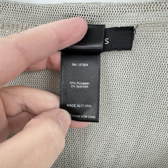 shirt top blouse tunic batwing sheer artsy lagenlook layered beige 2X - Picture 2 of 9